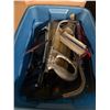 Image 3 : Heavy-Duty 3-Tier Steel Industrial Shelving Unit with Assorted Hand Tools, Metal Film Shipping Cases