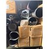 Image 4 : Industrial Steel Shelving Unit with Projector Carbon Arc Rods, Welding Wire & Media Hardware Parts
