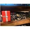 Image 5 : Shelf Workshop & Film Studio Lot: EG&G Rotron Blower, 2-Way Radios, 35mm Film Reels & Electrical Gea