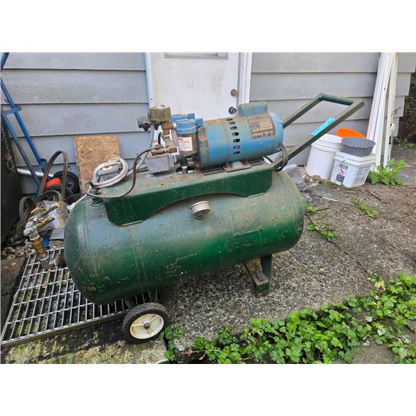 Vintage Portable Electric Air Compressor with MagneTek Century 1/2 HP Motor