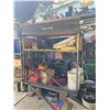 Image 2 : Workshop & Yard Clearance Lot: (3) Gas Mowers, 10" Table Saw, Heavy Cable, Hardware & Industrial Cas