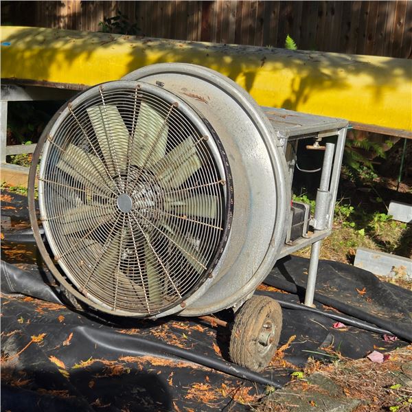 Gas-Powered Special Effects Wind Machine / High-Output Movie Propeller Fan Cart