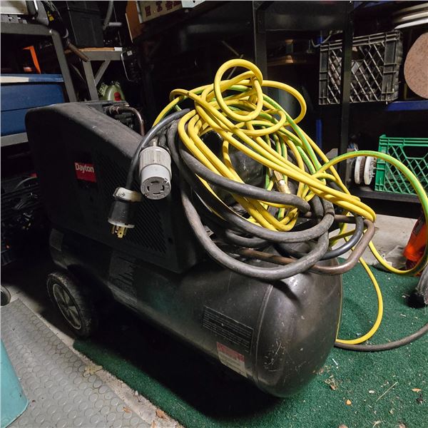 Dayton Cast Iron Series Portable Horizontal Electric Air Compressor (4B231)