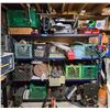 Image 1 : Workshop Shelving & Shop Clearance: Ryobi Sander, Vintage Stark Oscilloscope, Power Supplies, Hardwa
