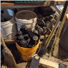 Image 3 : Shop & Foundry Clearance: Vintage Master Time Clock, Electric Kiln, Auto Parts, Cement & Storage Con