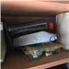 Image 4 : Shelving Unit: Motomaster Battery Chargers, Jump Starter, Hydraulic Cylinders, Hand Tools & Hardware