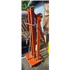 Image 1 : 1-Ton Hydraulic Folding Shop Crane / Engine Hoist with Extendable Boom