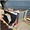 Image 1 : B.C Custom Trailers Single-Axle Steel Utility Box Trailer with Tailgate