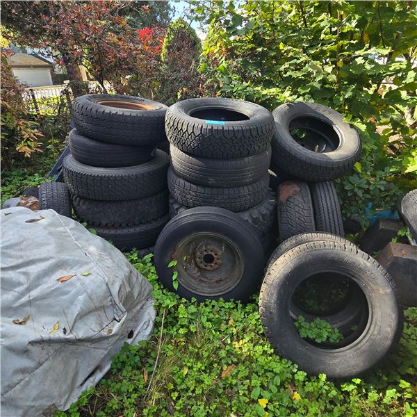 Large Group of Various Tires