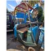 Image 2 : Vintage Industrial Propane / LPG Solid Tire Warehouse Forklift with Overhead Guard