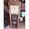 Image 1 : Vintage IBM Industrial Time Clock with Wood Cabinet