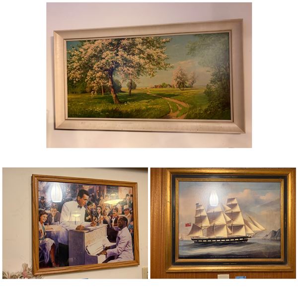 Group of 3 Various Paintings