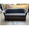 Image 1 : Four Hands Gray Coralie Curved Back Couch with Fringe 82"x30"