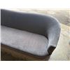 Image 3 : Four Hands Gray Coralie Curved Back Couch with Fringe 82"x30"