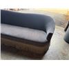 Image 2 : Four Hands Gray Coralie Curved Back Couch with Fringe 82"x30"