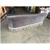 Image 6 : Four Hands Gray Coralie Curved Back Couch with Fringe 82"x30"