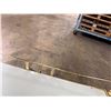 Image 13 : Brass Two Tier Bar Cart (Comsetic Wear/ Chipped Glass)28"x17"x29"