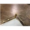 Image 14 : Brass Two Tier Bar Cart (Comsetic Wear/ Chipped Glass)28"x17"x29"