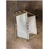 Image 4 : Brass Two Tier Bar Cart (Comsetic Wear/ Chipped Glass)28"x17"x29"