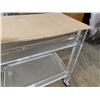 Image 15 : Geoffrey Bradfield Luctie Two Tier Bar Cart 31.5"x18"x33"