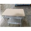 Image 2 : Geoffrey Bradfield Luctie Two Tier Bar Cart 31.5"x18"x33"