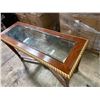 Image 12 : Councill Furniture Craftsmen Sofa Table with Glass Insert 60"x22"x34"