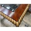 Image 13 : Councill Furniture Craftsmen Sofa Table with Glass Insert 60"x22"x34"