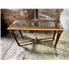 Image 2 : Councill Furniture Craftsmen Sofa Table with Glass Insert 60"x22"x34"