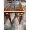 Image 3 : Councill Furniture Craftsmen Sofa Table with Glass Insert 60"x22"x34"