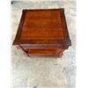 Image 14 : Pair of Hekman Two Drawer Side Tables 27"x27"x24.5"