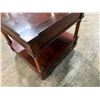 Image 17 : Pair of Hekman Two Drawer Side Tables 27"x27"x24.5"