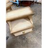 Image 7 : Full Size MCM Magnussn Headboard and (2) Night Stands