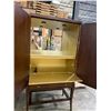 Image 2 : Century Furniture 2PC Lighted Bar Cabinet 40"x22"x79"