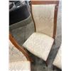 Image 21 : Hickory Manafacturing  Maple Inlaid Dinning Room Table 73"x41"x31" with 8 Hickory White Upholstered 