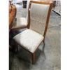 Image 9 : Hickory Manafacturing  Maple Inlaid Dinning Room Table 73"x41"x31" with 8 Hickory White Upholstered 