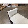 Image 13 : Hickory Chair Company Mahogany Upholstered Bench  52"x19"x20"