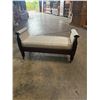 Image 1 : Hickory Chair Company Mahogany Upholstered Bench  52"x19"x20"