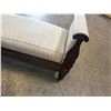 Image 5 : Hickory Chair Company Mahogany Upholstered Bench  52"x19"x20"