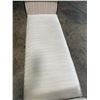 Image 7 : Hickory Chair Company Mahogany Upholstered Bench  52"x19"x20"