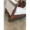 Image 8 : Hickory Chair Company Mahogany Upholstered Bench  52"x19"x20"