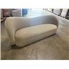 Image 1 : Rove Concepts Beige Curved Couch 88"x32"x14" (Cosmetic Wear)