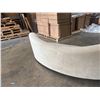 Image 9 : Rove Concepts Beige Curved Couch 88"x32"x14" (Cosmetic Wear)