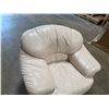 Image 12 : Cream Color Made In Italy Chair  42"x36"x16" Model NAT752 Chair (Has Tear in Upholstery)