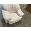 Image 13 : Cream Color Made In Italy Chair  42"x36"x16" Model NAT752 Chair (Has Tear in Upholstery)