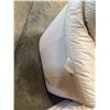 Image 21 : Cream Color Made In Italy Chair  42"x36"x16" Model NAT752 Chair (Has Tear in Upholstery)