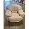 Image 2 : Cream Color Made In Italy Chair  42"x36"x16" Model NAT752 Chair (Has Tear in Upholstery)