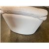 Image 9 : Cream Color Made In Italy Chair  42"x36"x16" Model NAT752 Chair (Has Tear in Upholstery)