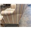 Image 5 : Hickory Chair Company Striped Winback Chair 25"x30"x20"