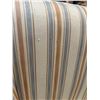 Image 15 : Hickory Chair Company Striped Winback Chair 25"x30"x20"