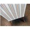 Image 8 : Hickory Chair Company Striped Winback Chair 25"x30"x20"
